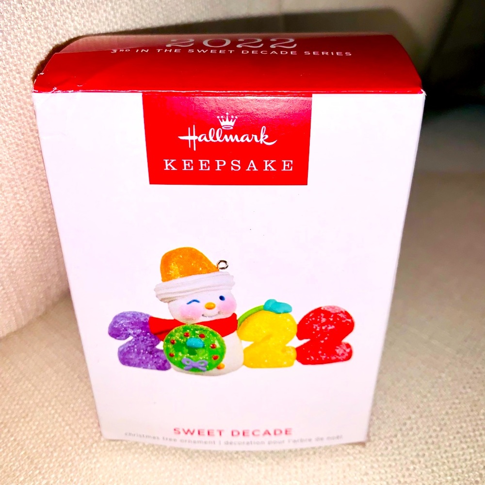 Hallmark Keepsake "Sweet Decade" Boxed Ornament 2022 - Brand New!